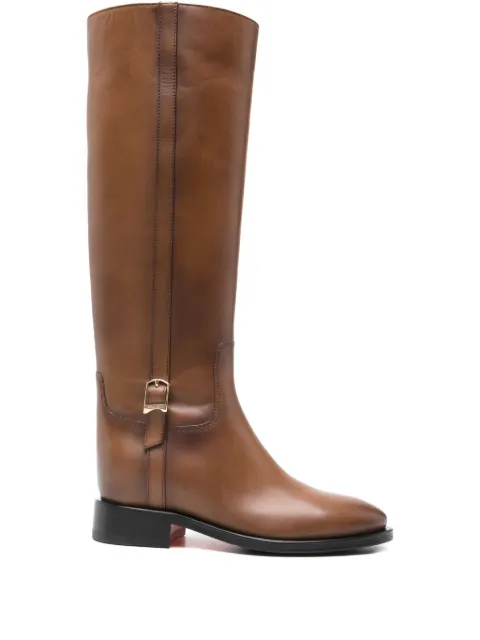 Santoni buckle-detail boots Brown WSHM71084BJ2NDYL