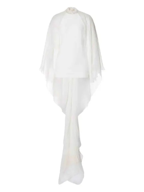 Alberta Ferretti draped blouse White AEF252M02205134