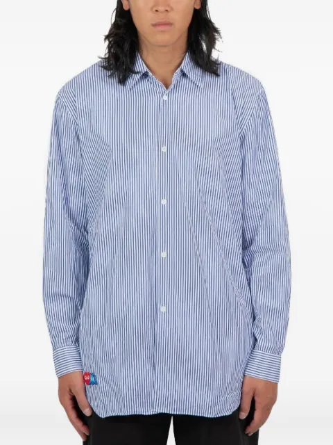 Comme des Garçons Homme logo striped shirt Blue AZB0260511