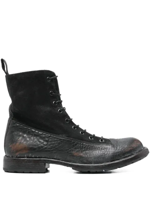 Moma leather biker boots Black 54509C