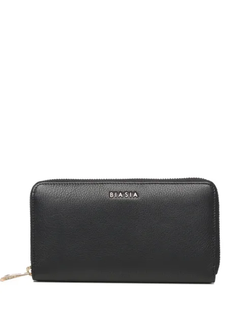 BIASIA logo-lettering wallet Black BIPP9FF155NERO