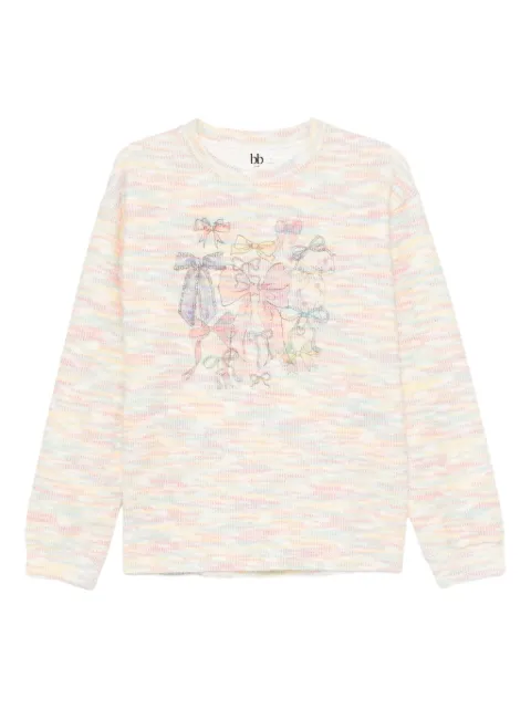 b+ab printed jumper White 5F628AI