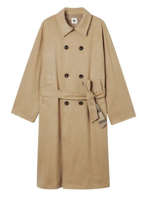 b+ab double-breasted belted coat Neutrals 5F129AI