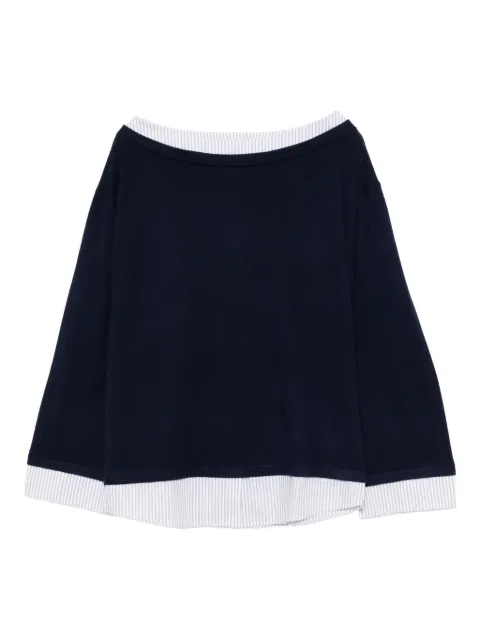 tout a coup layered top Blue M113AF5