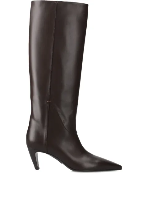 Premiata 70mm point-toe heel boots Brown M6804ANILMOROCHER