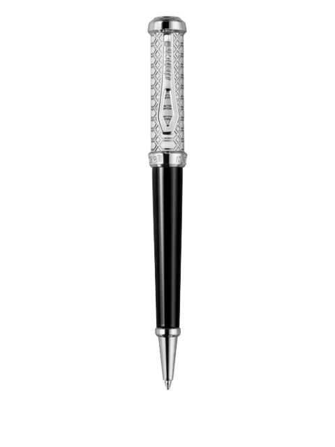 Roberto Cavalli hexagonal metals alloys pen Black RCPN00010100