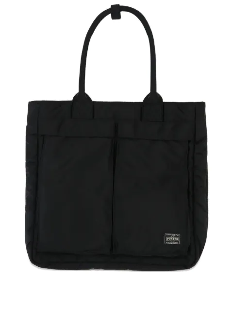 Porter-Yoshida & Co. zip pocket tote bag Black 6221983910