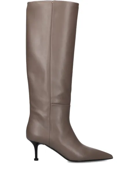 Premiata 65mm knee-high boots Neutrals M7240NAPPATAUPESONIA