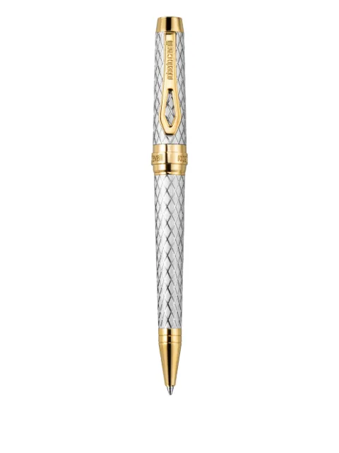 Roberto Cavalli diamond-pattern pen Silver RCPN00020500