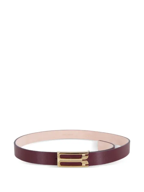Victoria Beckham Jumbo Dorian buckle belt Red 1324ABL005955A