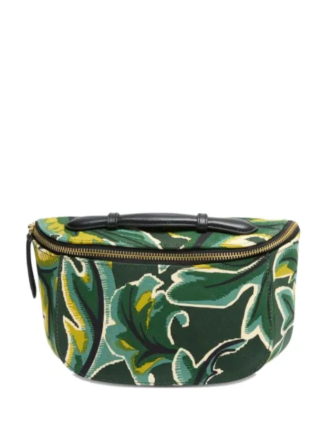 Inoui Editions Gabriel floral shoulder bag Green MA22GL20