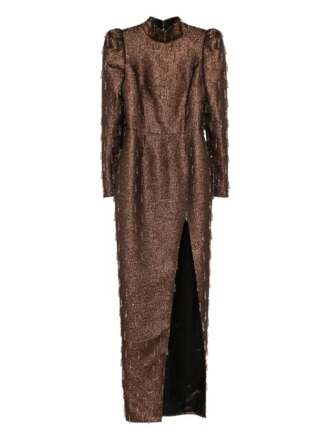 M.Marquise Lora dress Brown LORABROWN