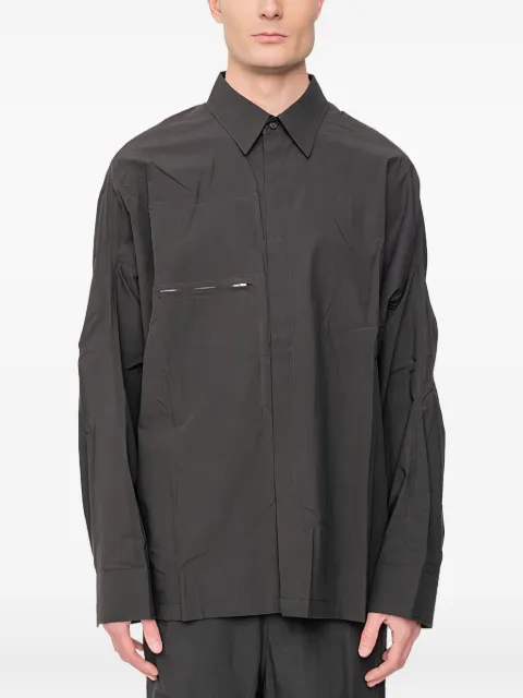Joe Chia zip-pocket long-sleeve shirt Grey HUGLONGSLEEVESHIRT
