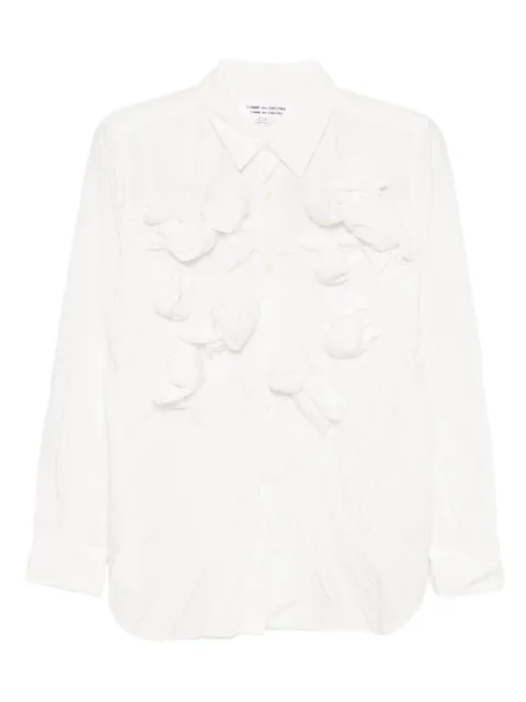 Comme Des Garçons Comme Des Garçons knot-detail blouses White DRPB005051