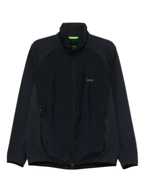 BOSS logo-print jacket Black 50533773