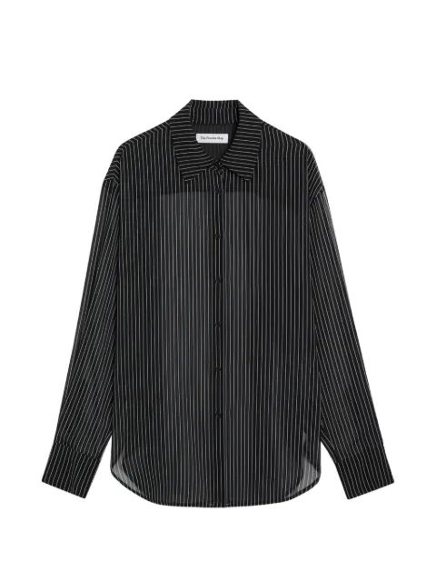 The Frankie Shop Peri striped shirt Black CHFS21094