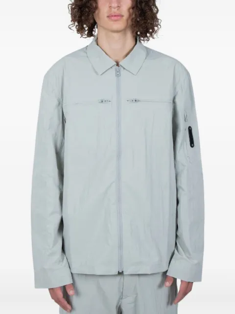 A-COLD-WALL* Gaussian zip-fastening overshirt Grey ACWMSH068LGGR
