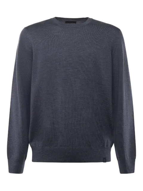 Fay crew-neck top Blue NMMC1512420CQT