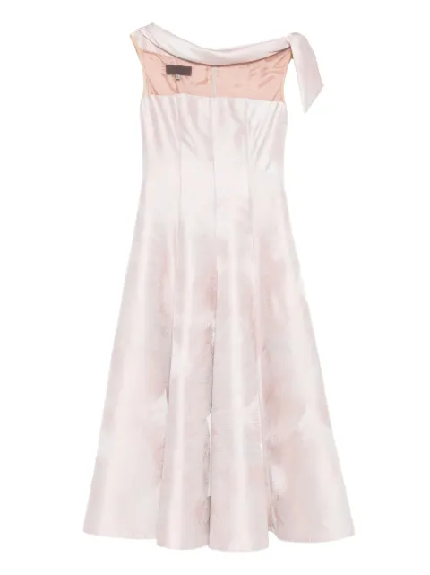 Talbot Runhof off-shoulder dress Neutrals OM070201OG10020