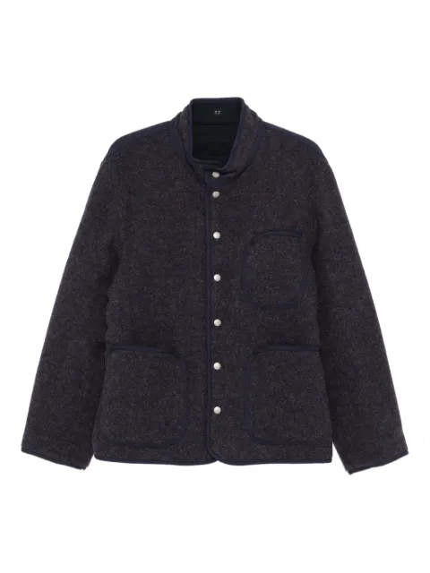 TAIGA TAKAHASHI press-stud fastening jacket Blue TTAW25323
