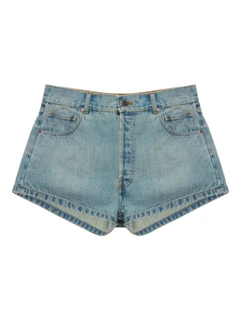 Mainless denim mini shorts Blue M1018LIGHTBLUE