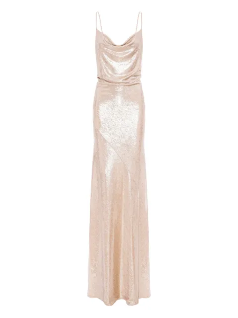 ROSERRY Margot gown Gold MARGOTMAXIMETALLIC