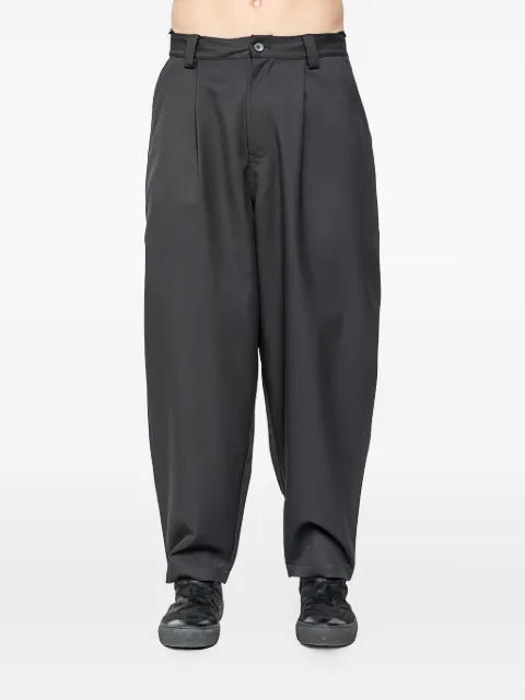 Joe Chia Glide pleated trousers Black PLEATEDWOOLGLIDEPANTS