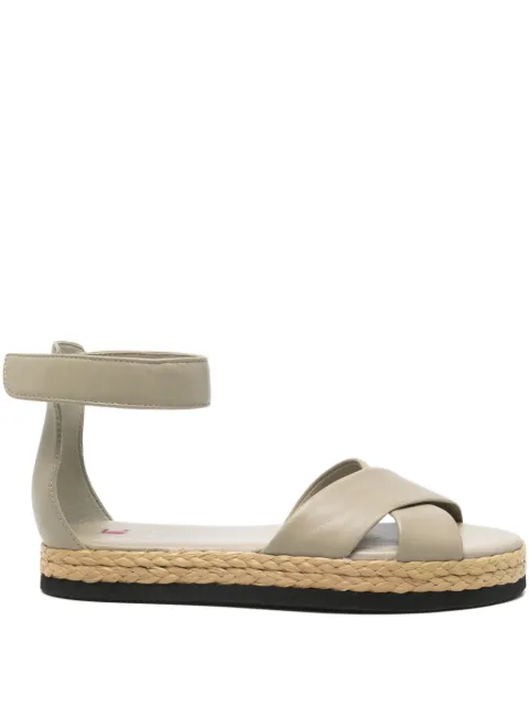 Hogl crossover ankle-strap sandals Neutrals 3100710