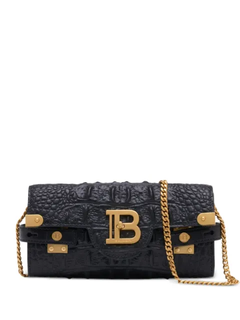 Balmain B-Buzz Pouch 23 clutch bag Black FN0LE596LOBC0PA