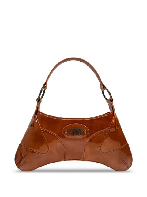 KNWLS Razr logo-lettering shoulder bag Brown AW25RAZR