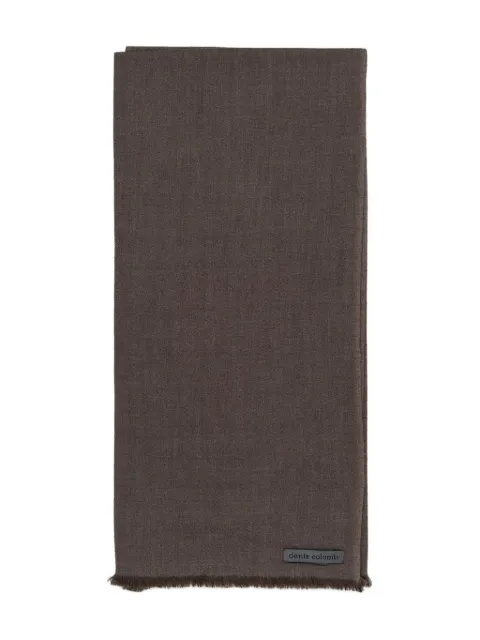 Denis Colomb fringed lung ta scarf Brown LUNGTASTOLE