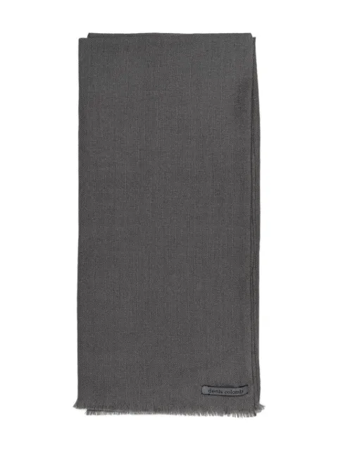 Denis Colomb fringed kasumi scarf Grey KASUMISTOLE