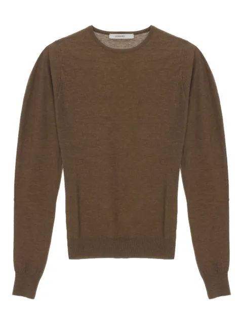 LEMAIRE crew-neck wool sweater Brown TO1432LK1045