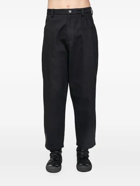 Joe Chia Windu belt-loop trousers Black WINDUDENIMPANTS