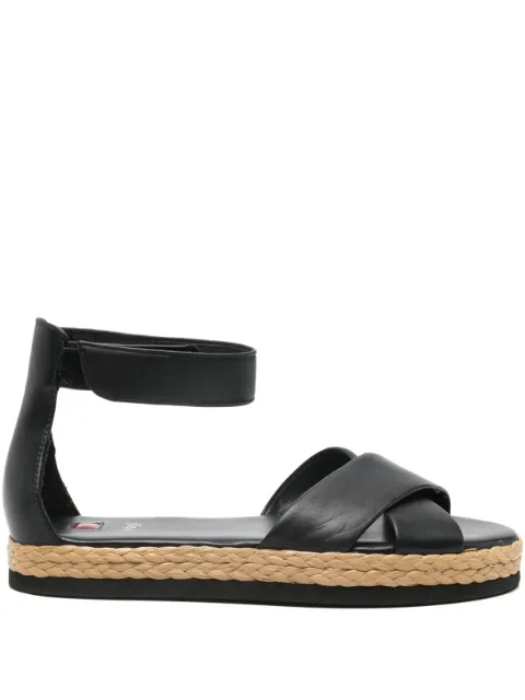 Hogl criss-cross ankle-strap sandals Black 3100710