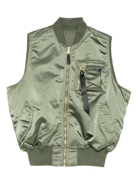 Alpha Industries zip pocket gilets Green 75810201