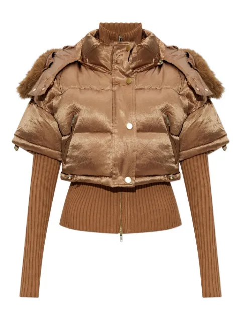KNWLS hooded jacket Brown AW25MBJ