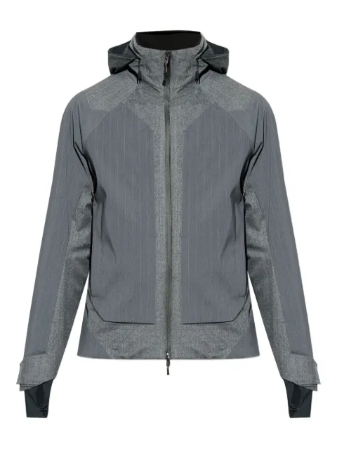 Sease hooded striped jacket Grey OP043TN537