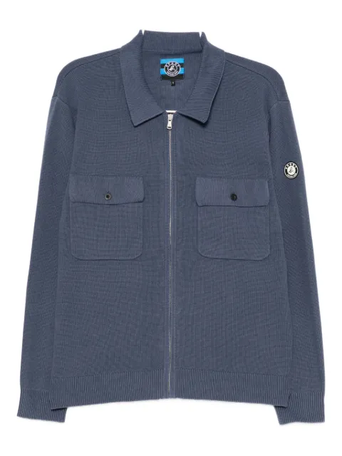 SPORT b. by agnès b. logo-badge cardigan Blue 1714QL16