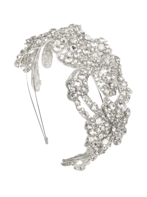 Jennifer Behr crystal embellished tressa headband Silver 77BC31CRYSTAL