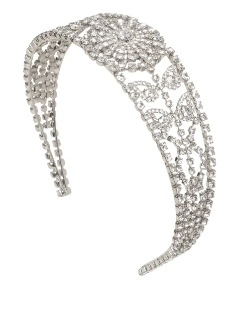Jennifer Behr ClaraBow crystal headband Silver 50BC14CRYSTAL