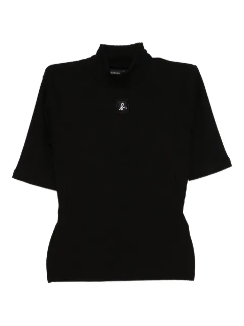 agnès b. logo-patch top Black EDJ8JIM8