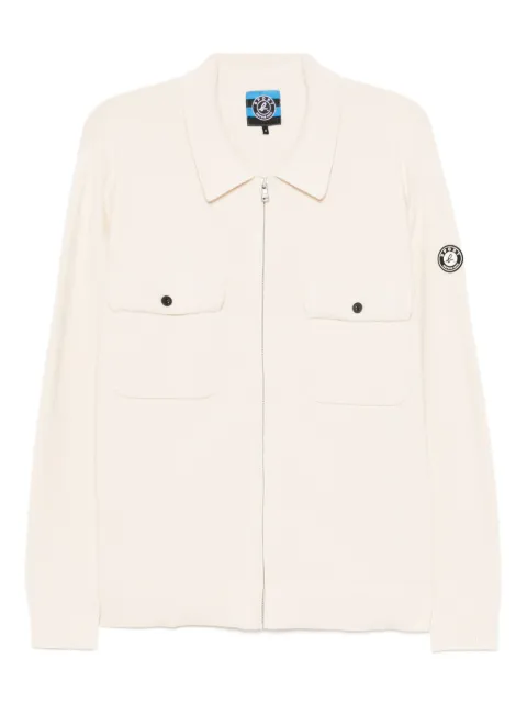 SPORT b. by agnès b. logo-badge cardigan Neutrals 1714QL16
