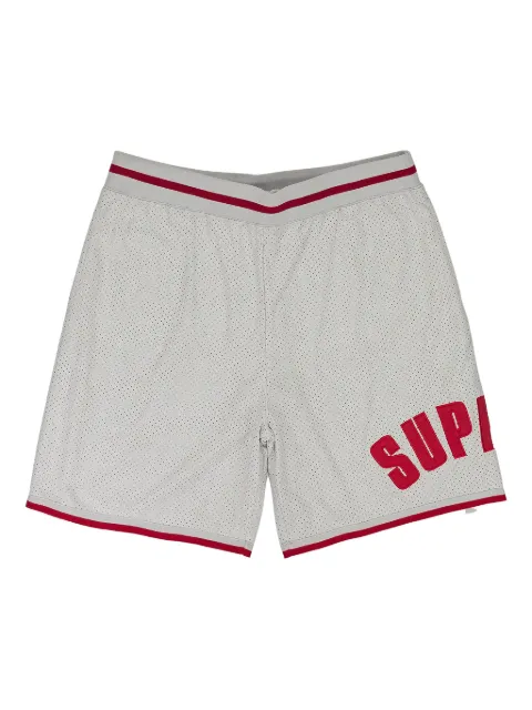 Supreme Ultrasuede Mesh shorts Grey SU26052