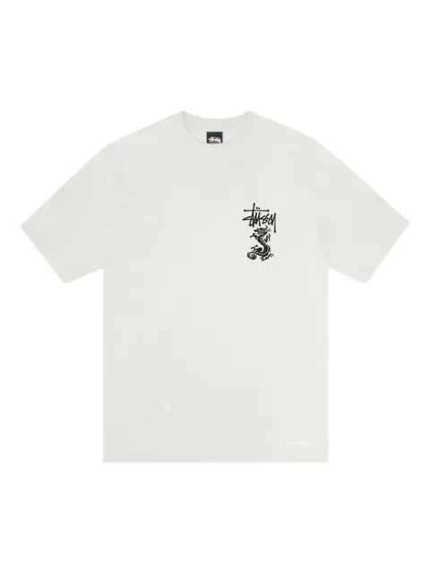 Stüssy dragon-embellished T-Shirt White STUS51
