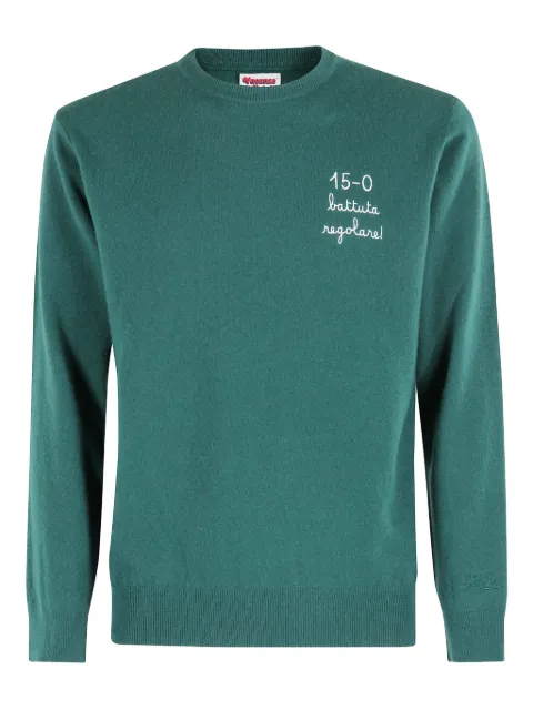 MC2 Saint Barth Heron Light crew-neck sweater Green HERONLIGHT097
