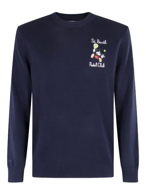 MC2 Saint Barth x Disney Heron graphic sweater Blue HERONLIGHT097