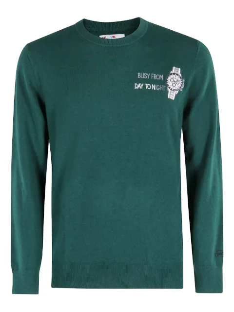 MC2 Saint Barth Heron graphic sweater Green HERONLIGHT097