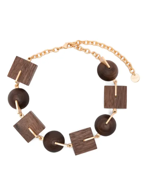 Cult Gaia Laguna necklace Brown CN28820WD3529WLNOS