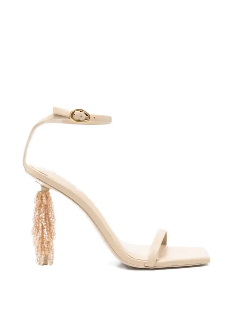 Cult Gaia Sienna beaded sandals Neutrals SD1363LR3044